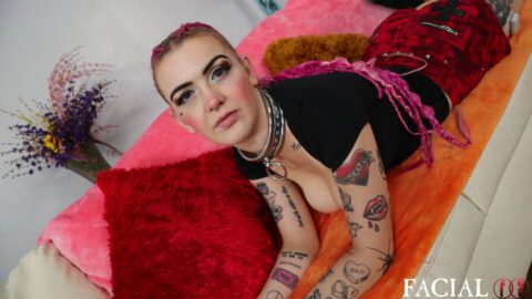 Facial Abuse Polyamorous Babe Takes Two